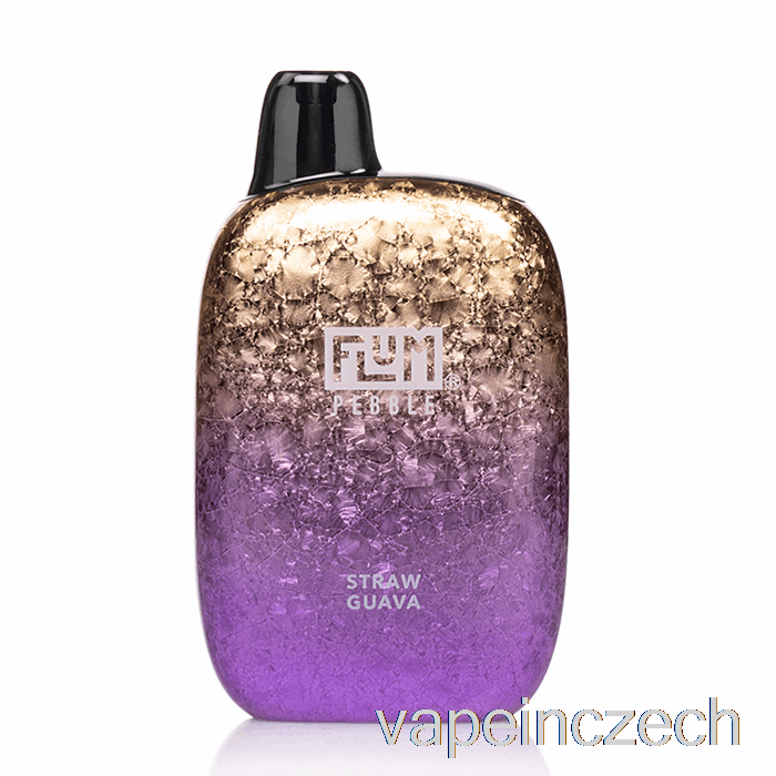Flum Pebble 6000 Jednorázový Jahodový Guava Vape Bez Nikotinu